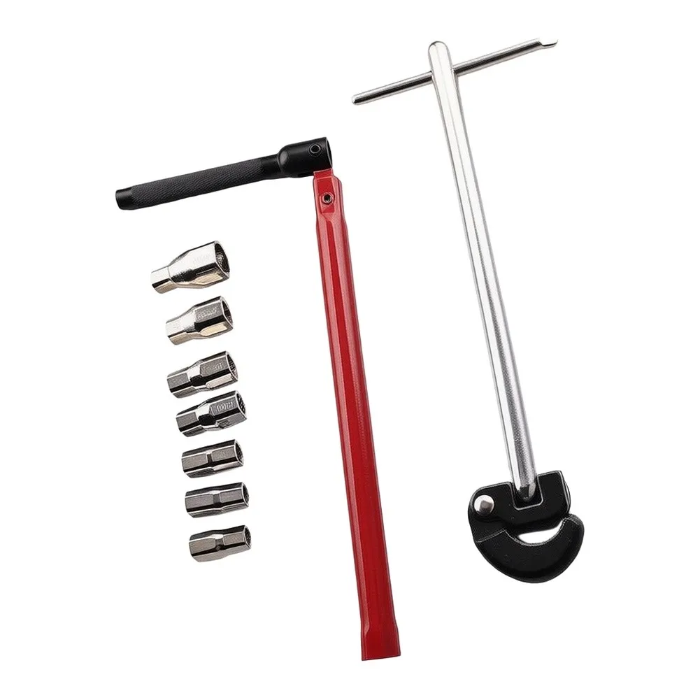  Faucet Wrench Set Adjustable Nut Wrench 8-17mm Wrench With 7 Socket Installation Tool For Shower Faucet Kitchen Hand Tools
