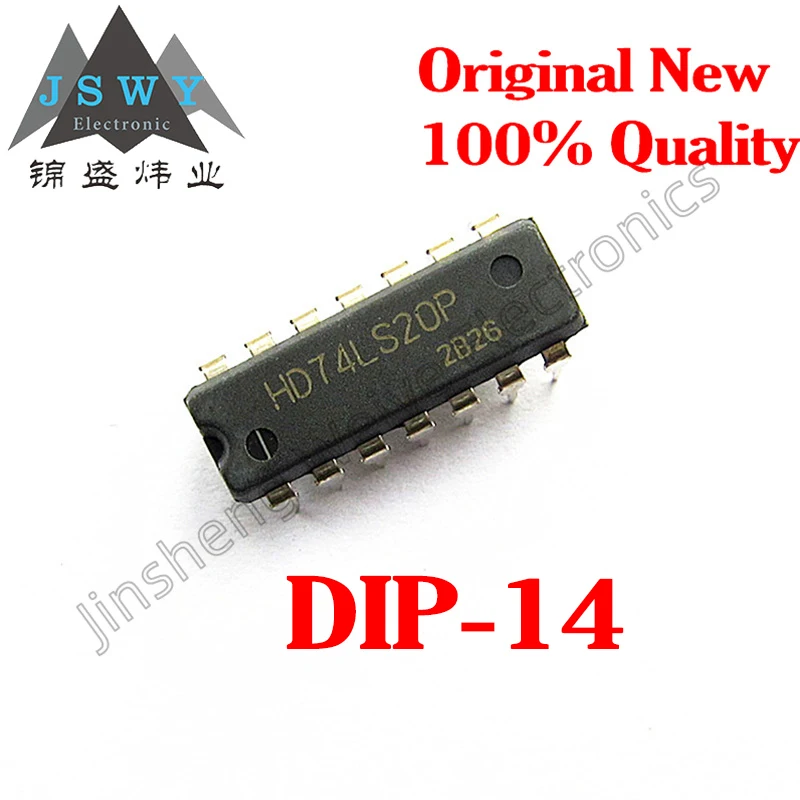 

(10/50pcs) HD74LS20P HD74LS20 DIP-14 100% authentic original dual 4-input NAND gate logic chip direct plug-in spot delivery fast