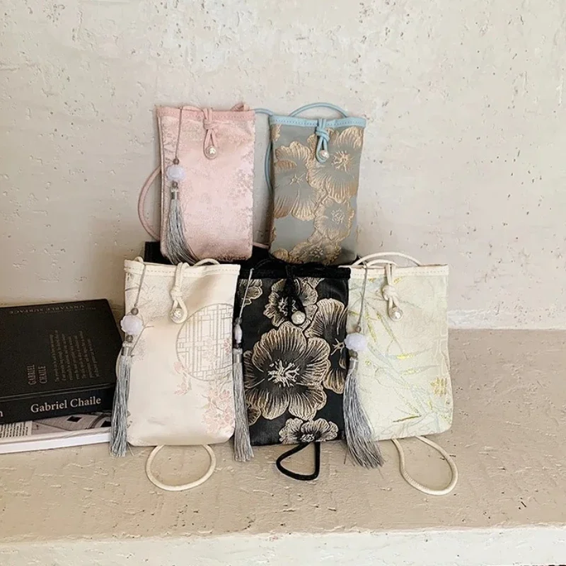 

Microfiber Printing National Style Crossbody Bags 2025 Hot Sale Exquisite Tassel Bag for Women Summer Versatile Women's Handbags