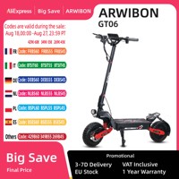 ARWIBON GT06 Electric Scooter For Adult 1200W Motor 48V 23.4 AH E-Scooter 11 Inch Vacuum Off-Road Tires Off-Road  Escooter