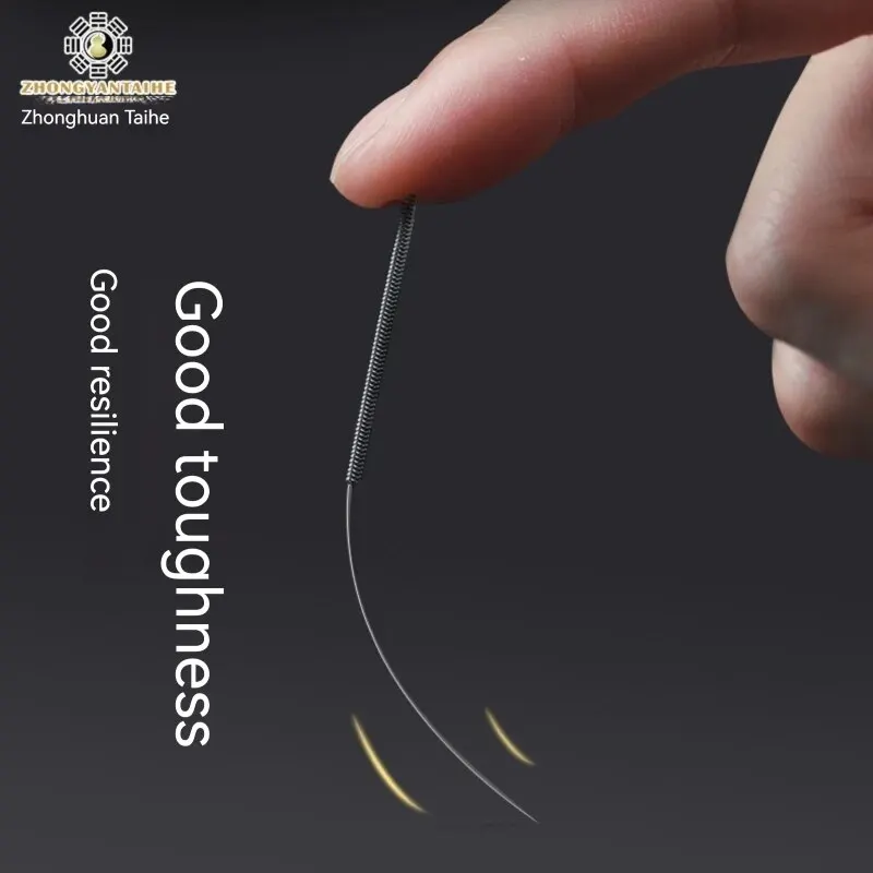 500PCS Disposable Acupuncture Needles 0.25*40mm Sharp Smooth Quality Stable Toughness Good Non-Silver Sterile Needles