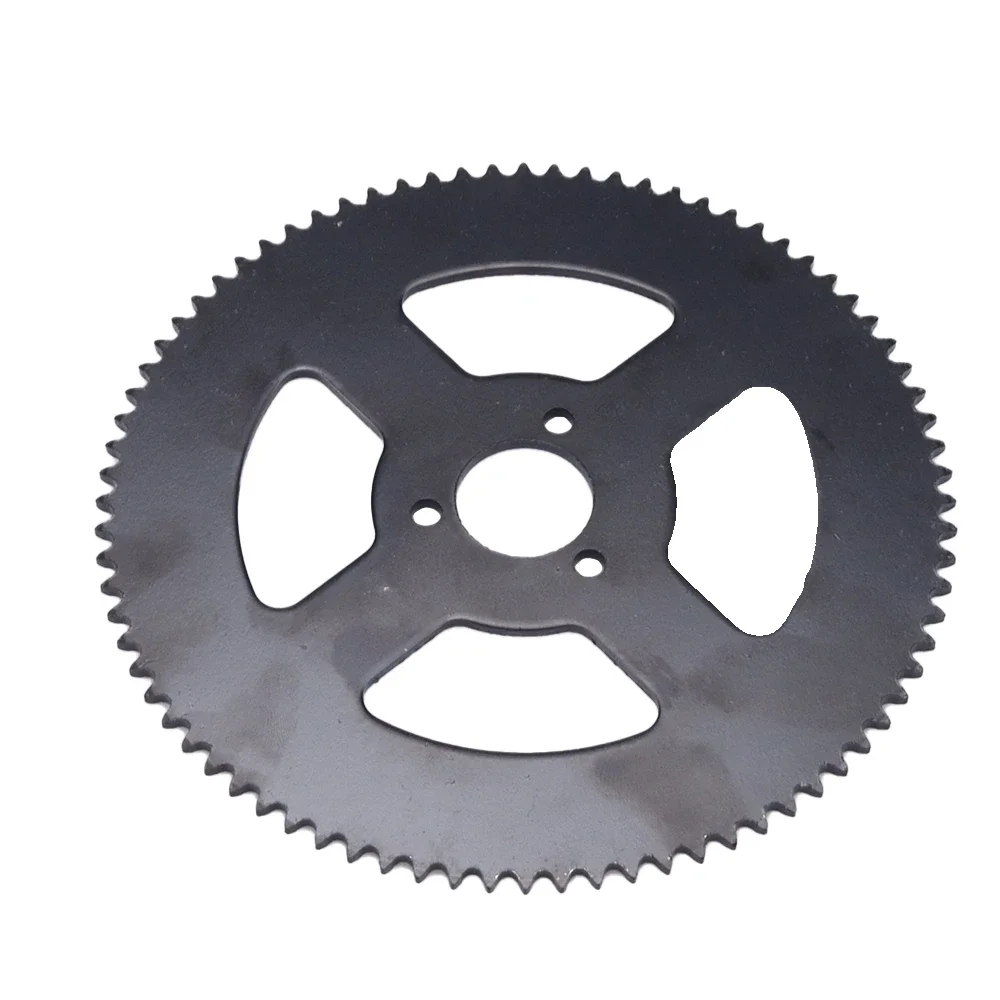

25T-80T gear disc with 26mm bore. A wear-resistant sprocket component designed for durable power transmission in small motorcycl