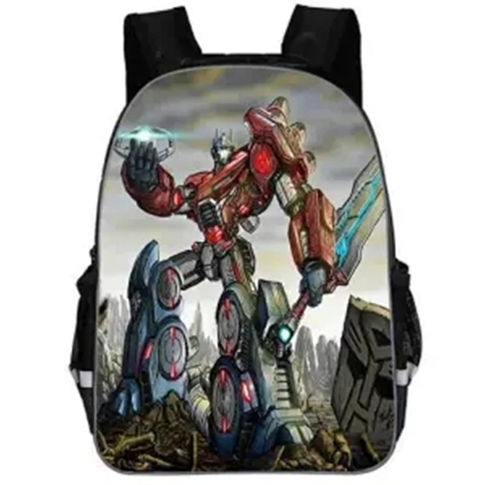 

Student T-Transformers Backpack Boys Girls Back to School Bookbag O-Optimus Prime Casual Daypack for Travel