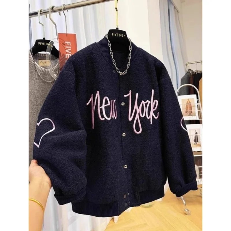 

Мужская зимняя утепленная бейсбольная куртка из высококачественного хлопка, очень большого размера (300 Pou), повседневная верхняя одежда свободного кроя для молодежи