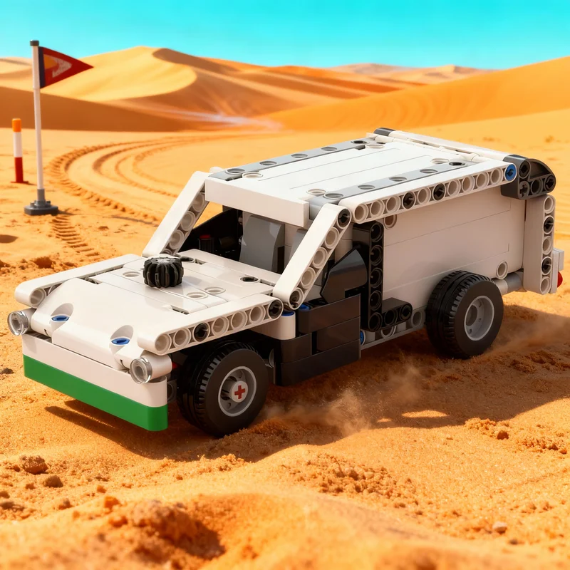 

226pcs MOC Technical Alternate Cargo Van Model Building Blocks Architecture Festival Gifts Toy Idea Education Brick