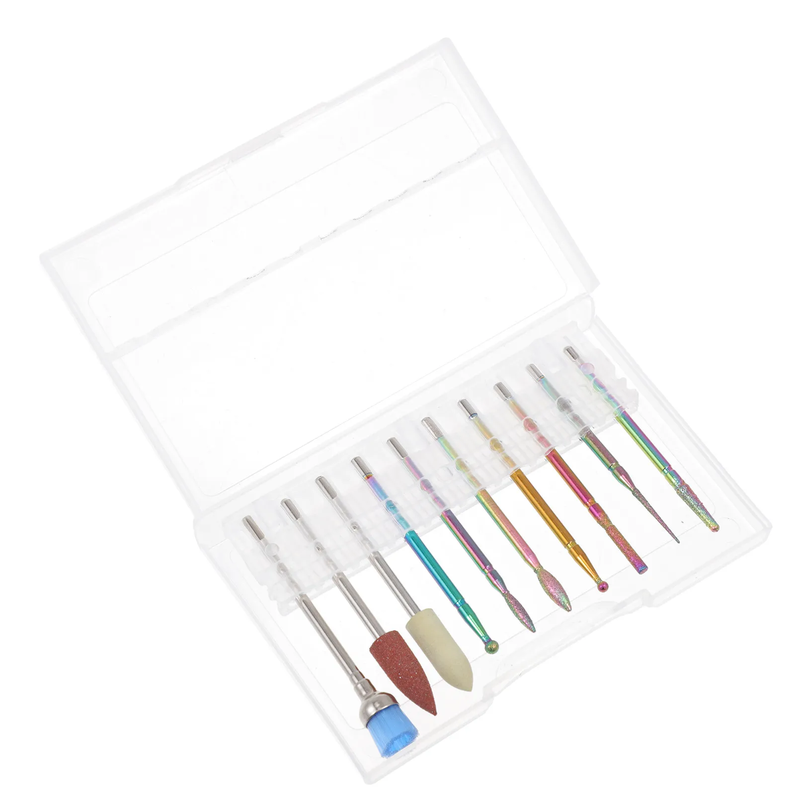 

1Set Nail Grinding Heads Kit Sturdy Manicure Polishing Drill Bits Nail Art Tools for Clean Care Manicure Tools