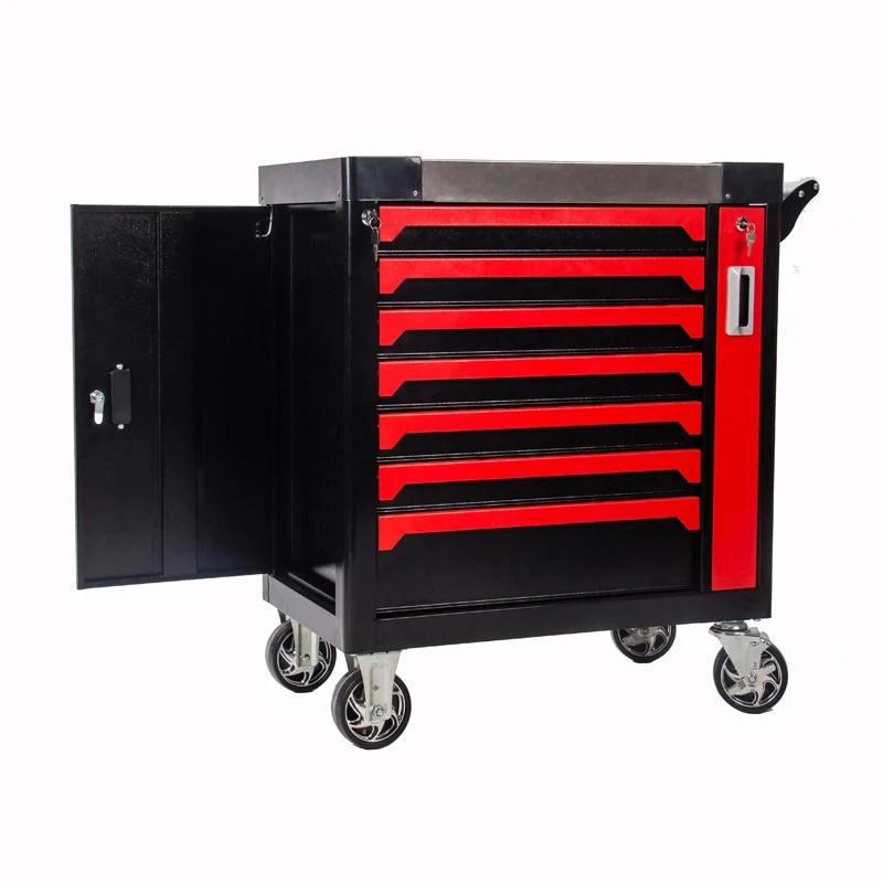 Hardware Tool Cart Auto Repair Storage 7-Drawer Tool Cabinet Can Be Matched with Tool Sets