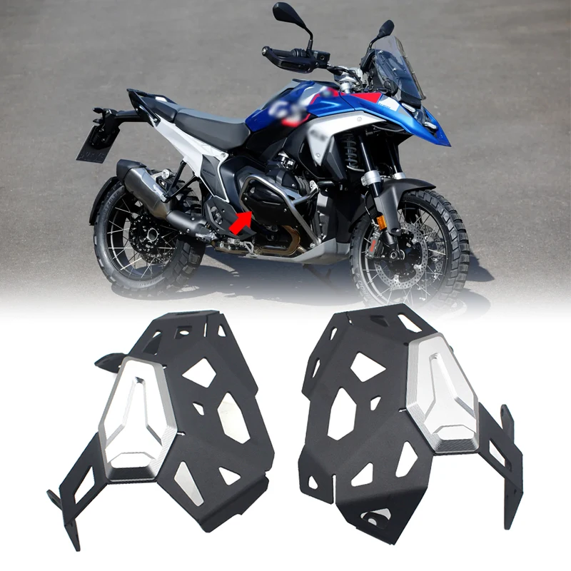 

Motorcycle Cylinder Head Guards Protector Cover Engine Protection For BMW R1300GS Adventure R 1300 GS R1300 GS ADV 2023 2024