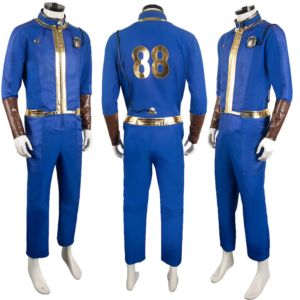 Costume Cosplay Vault pour hommes, uniforme de fantaisie, jeu, Radiation 4, déguisement d'Halloween, fête de carnaval, siège Eis88, grille