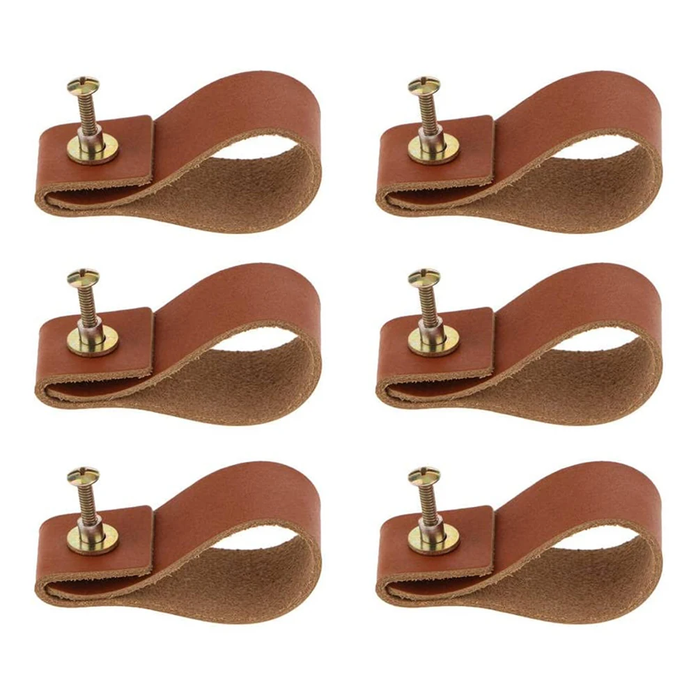 

6pcs Door Handles Pulls Furniture Knobs for Drawers Cabinets Wardrobe Closet Aluminum Alloy Modern Practical Durability