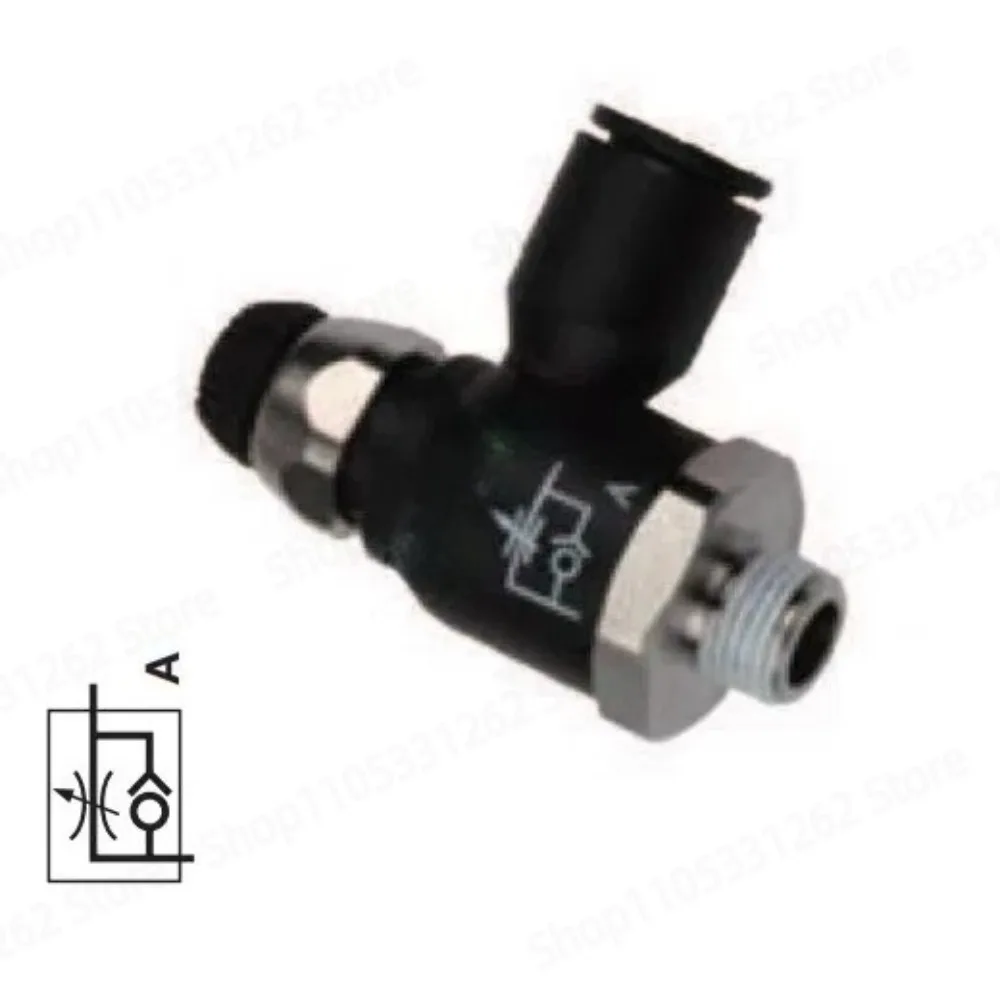 High Flow Exhaust Type Flow Control Valve Pneumatic One Way Throttle Speed Regulator Valve For Air Cylinder Control