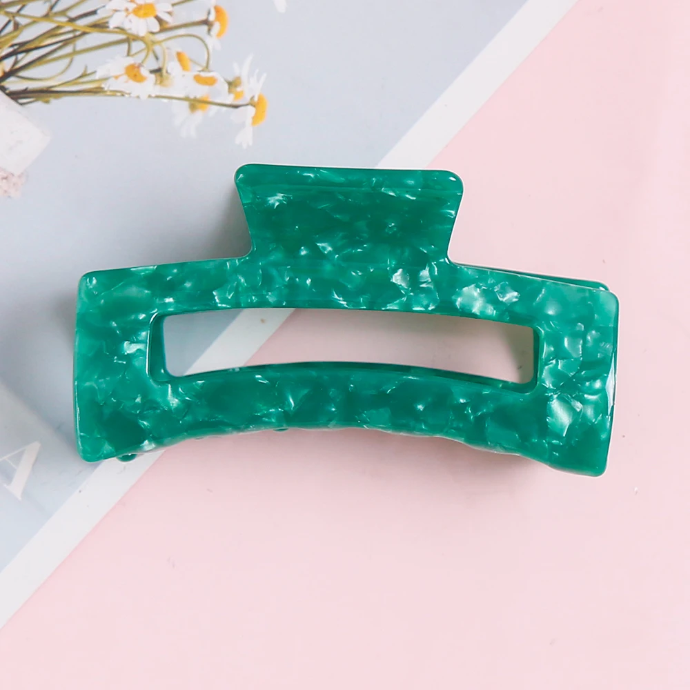 Acetate Hair Claw High Quality Colorful Middle Size Hair Clips For Long Thick Hair Accessories Women Girls Female