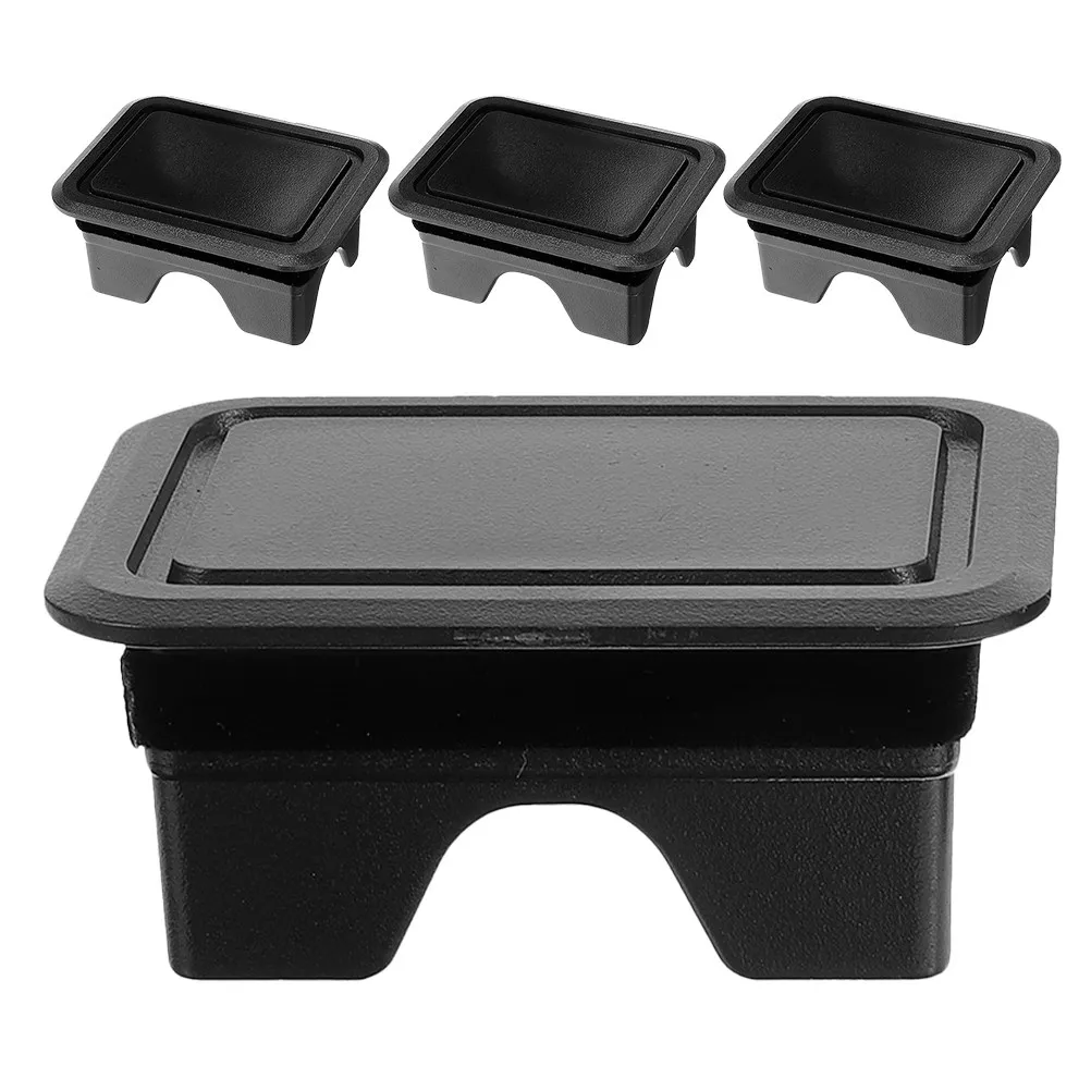 

2Pairs Stake Pocket Cover Set Heavy Duty Protection for Truck Bed Rail Caps Replaceable Rear End Plugs Fit 2019-2021