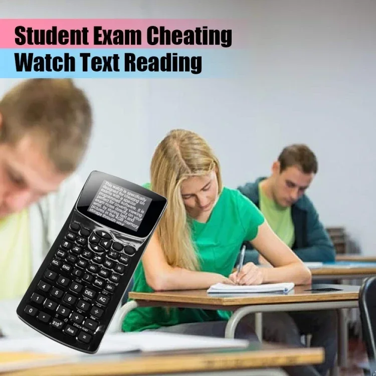 آلة حاسبة علمية جديدة متعددة الوظائف صورة TXT آلة حاسبة متعددة اللغات لللامتحانات، وليس الغش أو الغش السحري