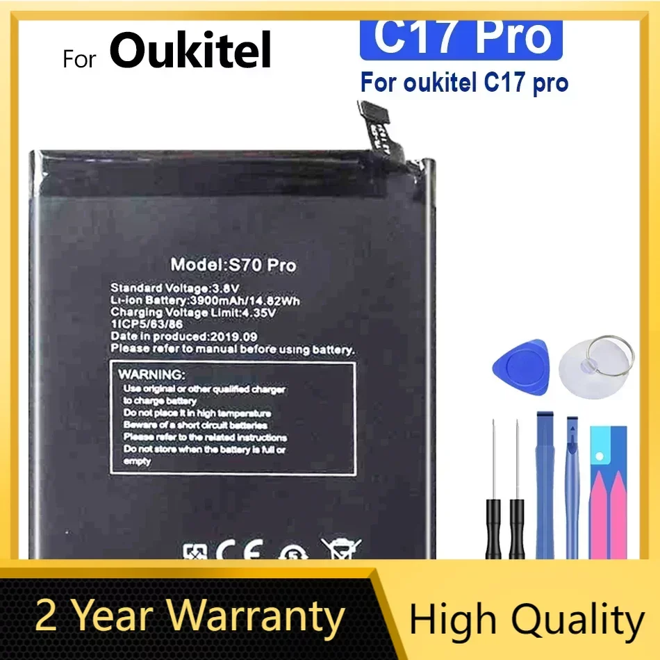 

3900mAh Battery For Oukitel C17 Pro, C17Pro