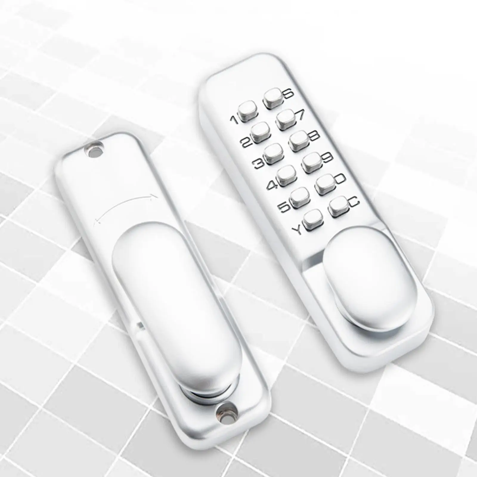 

Keyless Mechanical Entry Door Lock with Keypad Push Button Combination Lock