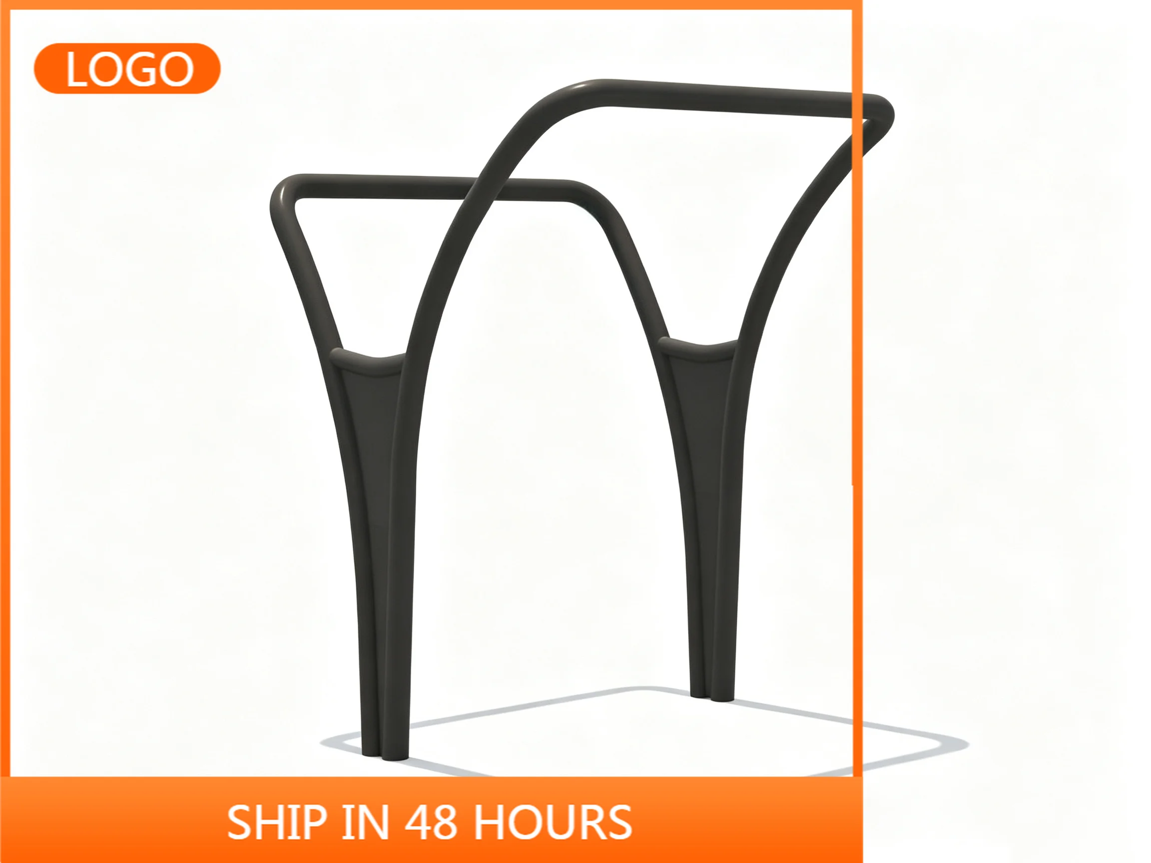 Galvanized Steel Outdoor Fitness Equipment Frame Stand Public Park Workout Machine Support Bracket
