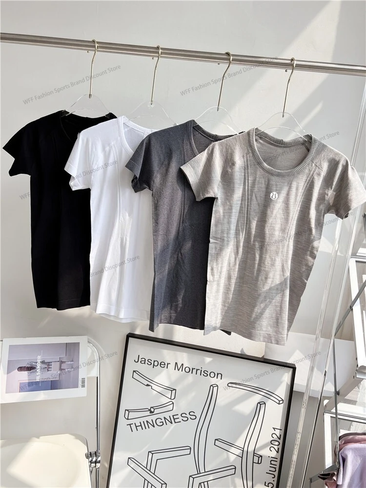 

New Summer Yoga Women's Top Breathable Short Sleeve Outer Wear Mountaineering Pilates T-Shirt Training Fitness Clothing