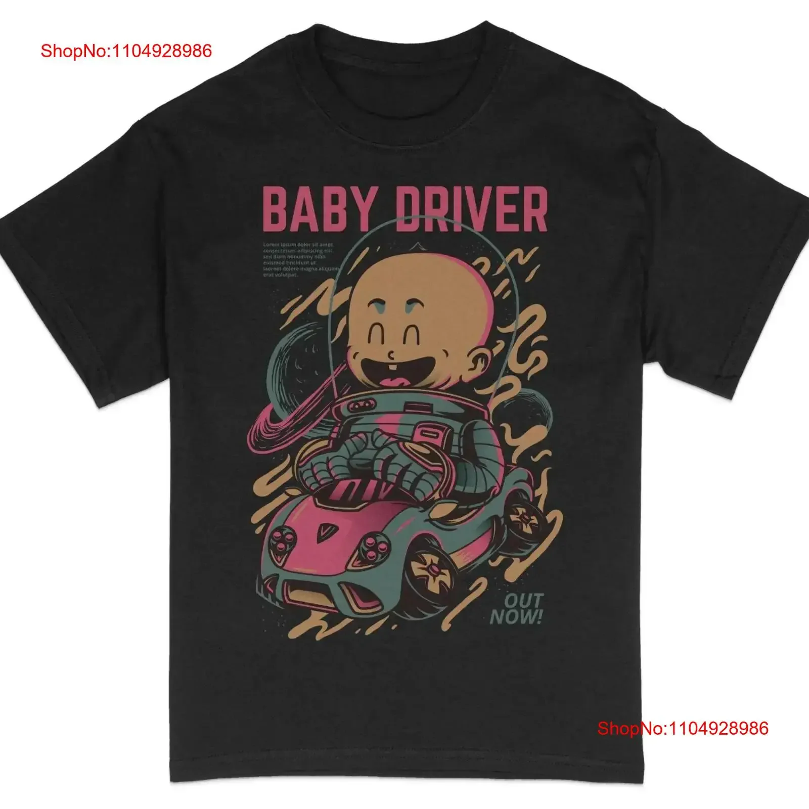 تي شيرت كارتوني لطيف لسائق الأطفال، ملابس سباق السيارات الملونة للأطفال، ملابس لعب ممتعة للأطفال، ملابس شارع مغسولة عتيقة