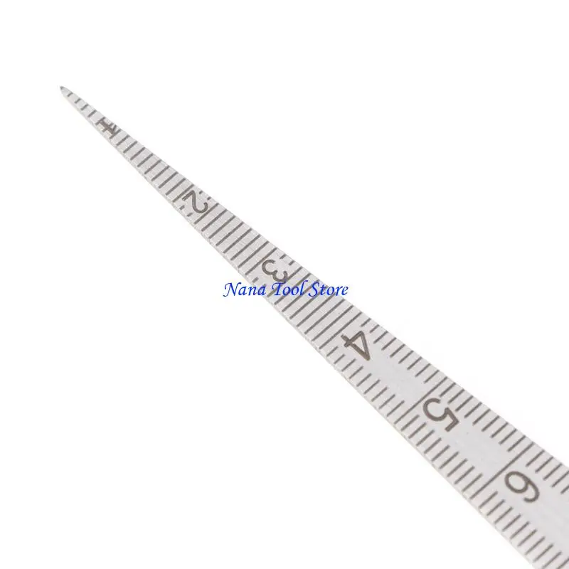 

JU64 1-15mm Stainless Steel Taper Gauge Feeler for Hole Measuring Tool Feeler Hole for Taper Aperture Scale Acc