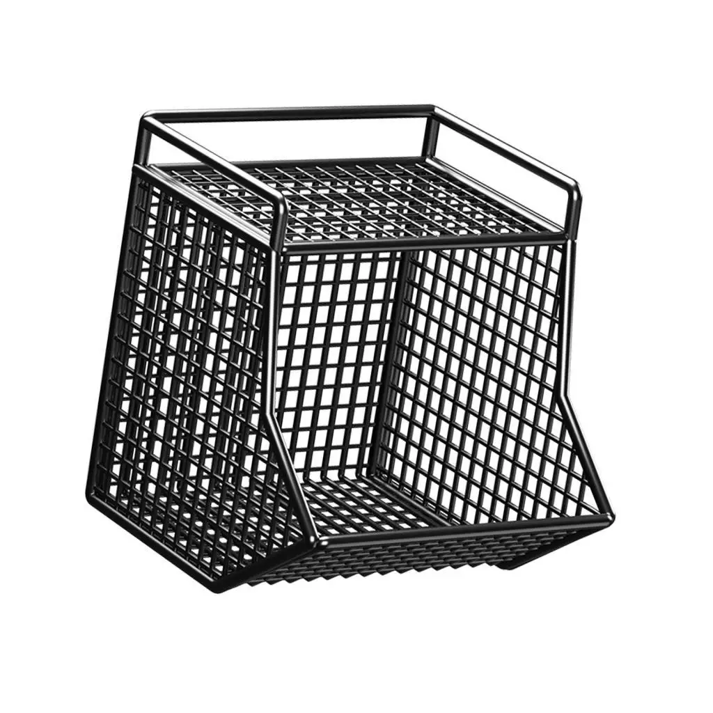 Rustic Wire Basket Organizer for Kitchen And Bathroom Storage