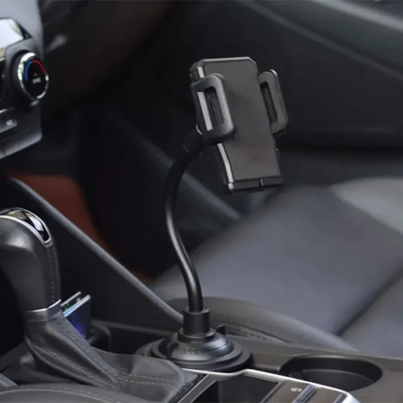 

Универсальный автомобильный держатель для телефона в подстаканник, крепление для напитков и бутылок, подставка для смартфона, аксессуары для мобильных телефонов, автомобильный держатель для телефона