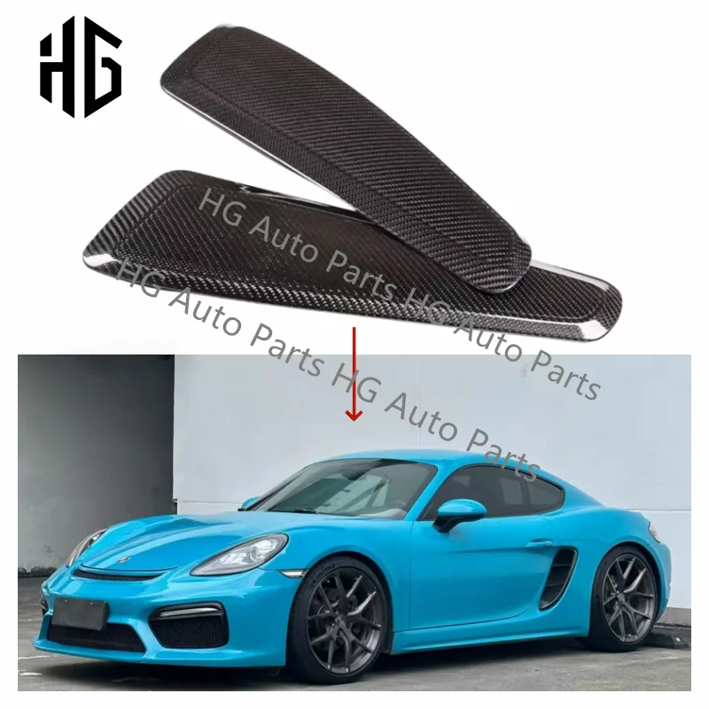 

Высококачественная боковая панель сиденья из углеродного волокна, внутреннее украшение, детали кузова для Porshce 718 Boxster, внутренняя панель сиденья, накладки