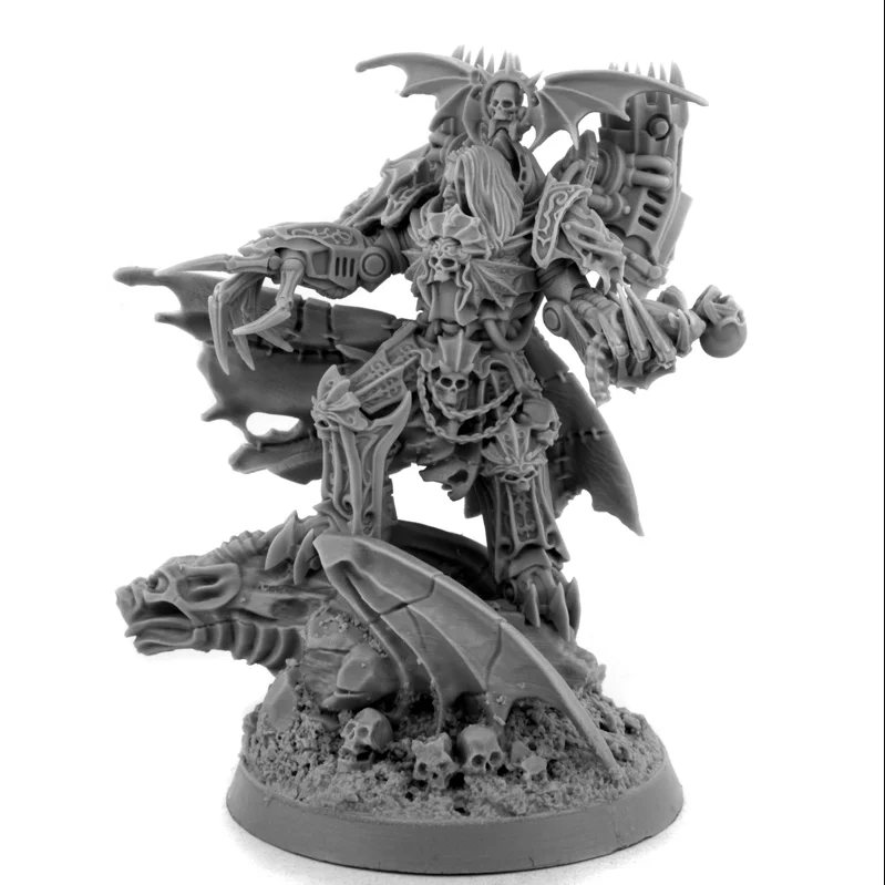 Chaos Lord of the Night, Warrior Berserker, Wargame Miniatures, Figure, Terrain and Bases, RPJ, TRPJ, Pathfinder, Infinity DnD