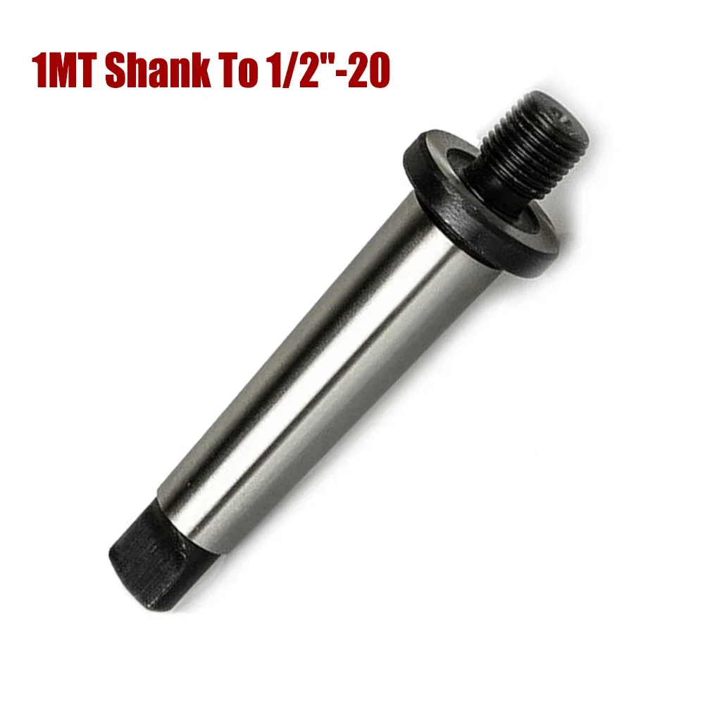 1Pc Drill Chuck Arbor Morse Taper MT1 Adapter 1MT Shank To 1/2inch 20 Threaded Drill Chuck Arbor Drill Tools Accessories