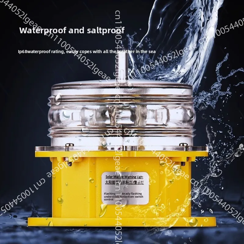 Solar Navigation Lights Buoy Lights Ship Navigation Lights Collision Avoidance Red Signal Yellow Navigation