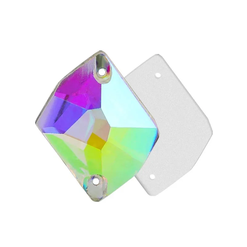 

3265 Cosmic Sew-on Stone Glass Sew On Strass Sewing Stone Flatback 2 holes DIY Loose Rhinestone For bag Dress