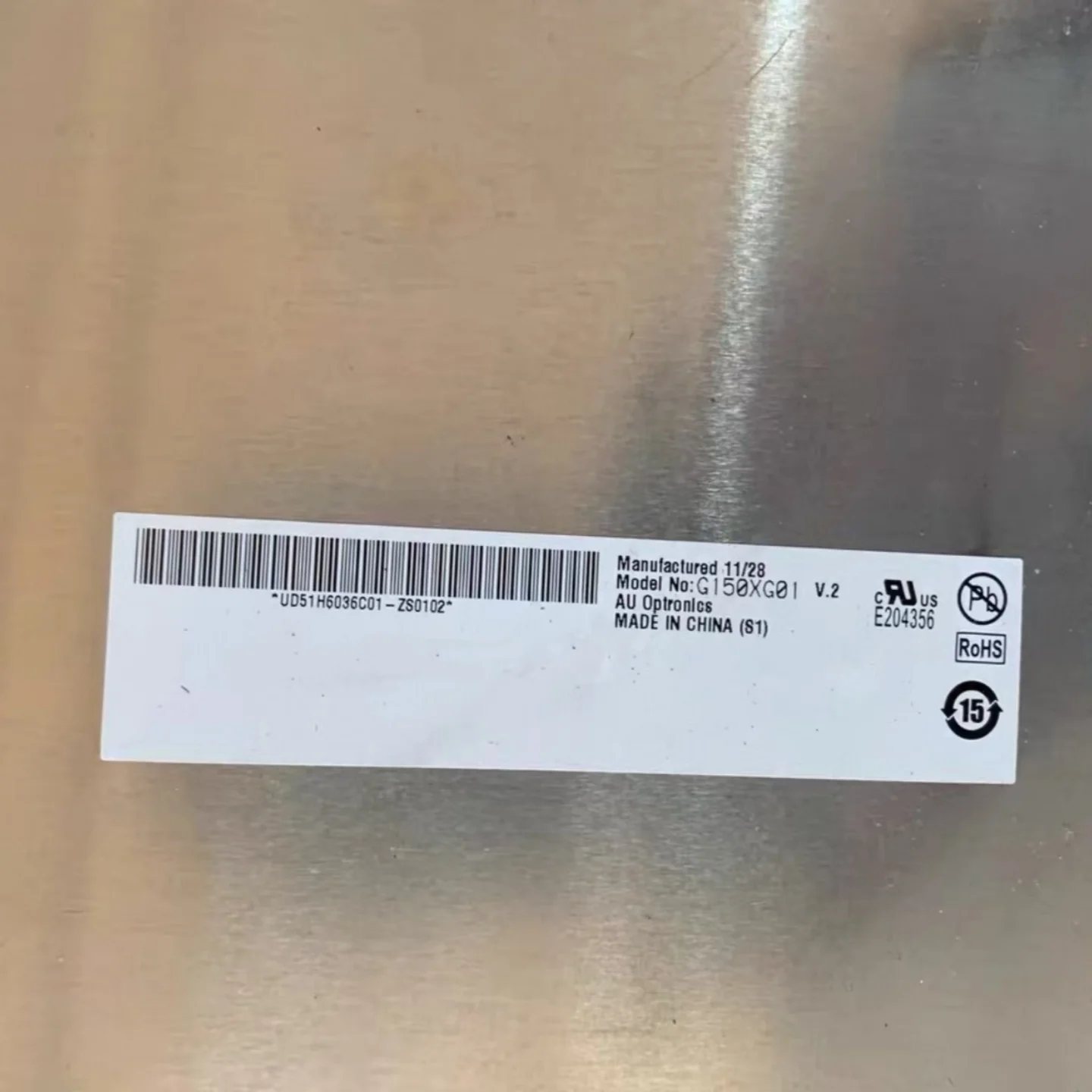 Original 15inch G150Xg01 V2 V.2 G150Xg01 V1 V.1 G150Xg01 V3 V.3 Lcd Lvds Lcd Module