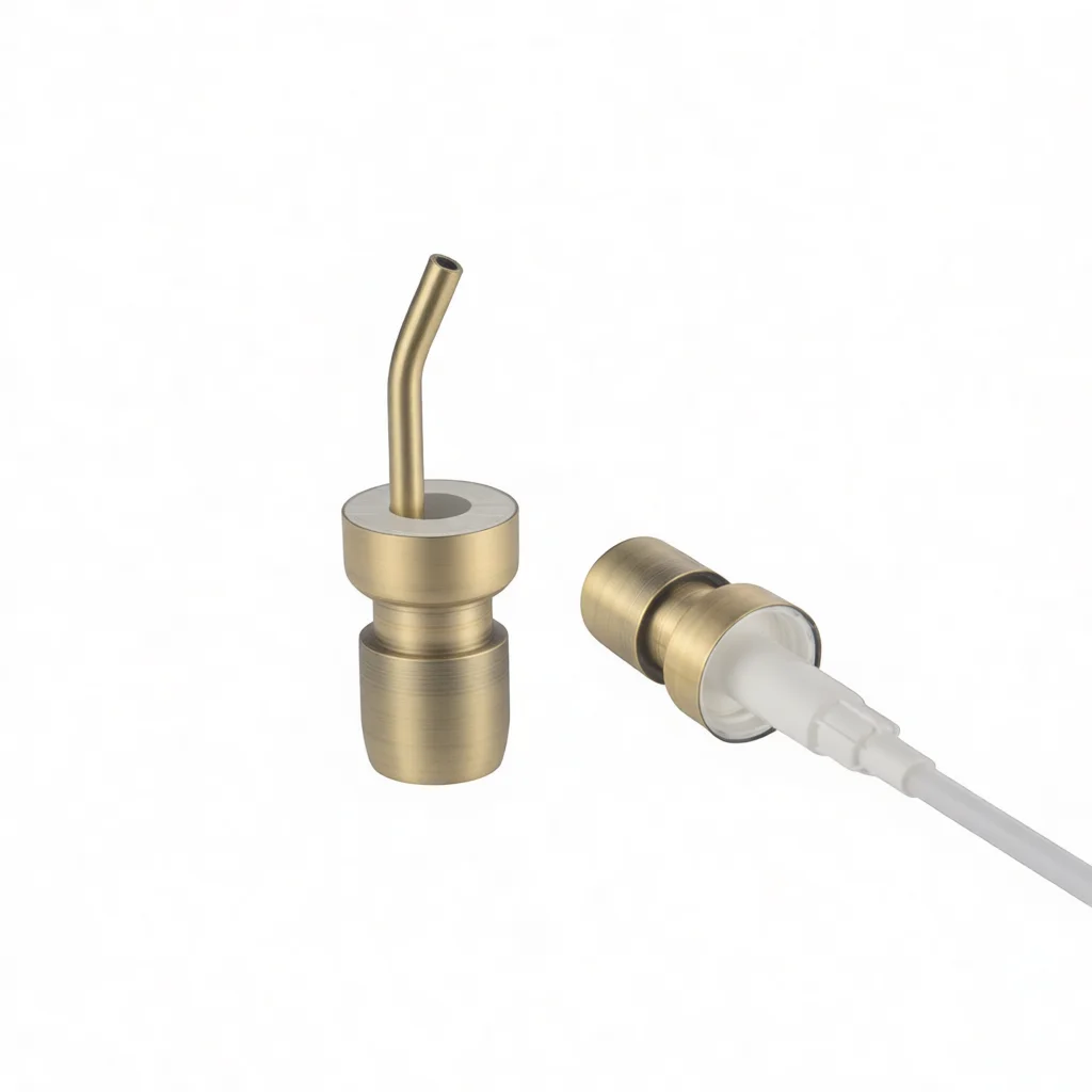Anti Rust 304 Stainless Steel Lotion Pump Replacement Quality Metal Soap Dispenser Nozzle For Home Hotel Bathroom Supplies