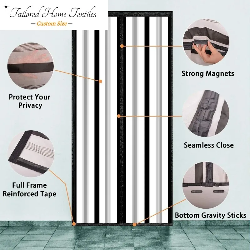 

Custom Size Winter Soundproof Cotton Door Curtain Thick Air Conditioner Insulation Heat Insulation Windproof Partition Curtain