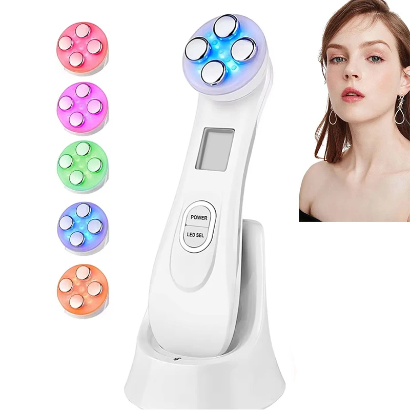 

Хит продаж: USB-массажер для лица с фотонной терапией, высокочастотным RF и EMS для лифтинга и подтяжки кожи