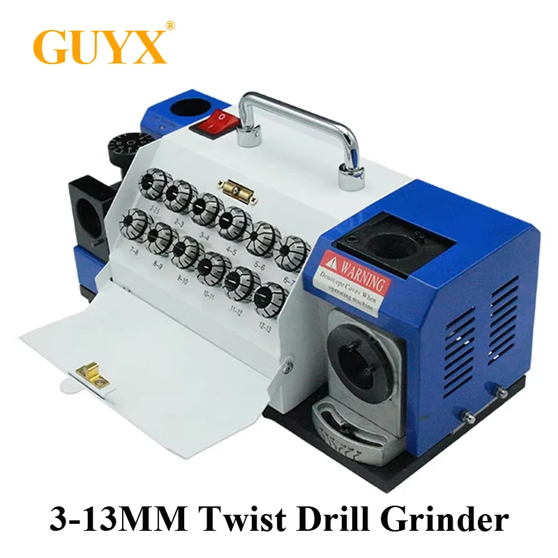 Electric Drill Bit Grinder Fully Automatic High-Precision 3-13 MM Twist Drill Bit Sharpener Grinding Machine CBN For Alloy Drill