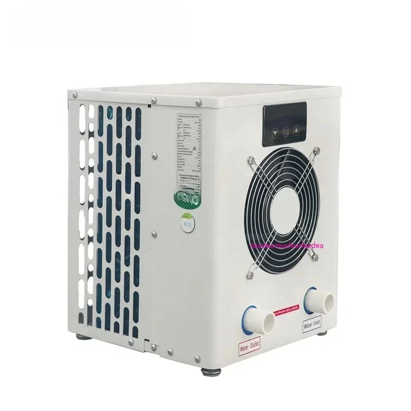 WarmHouse Wholesale Metal Swimming Pool Heat Pump 60Hz 50Hz R32 R410A Mini Small Pool Heater