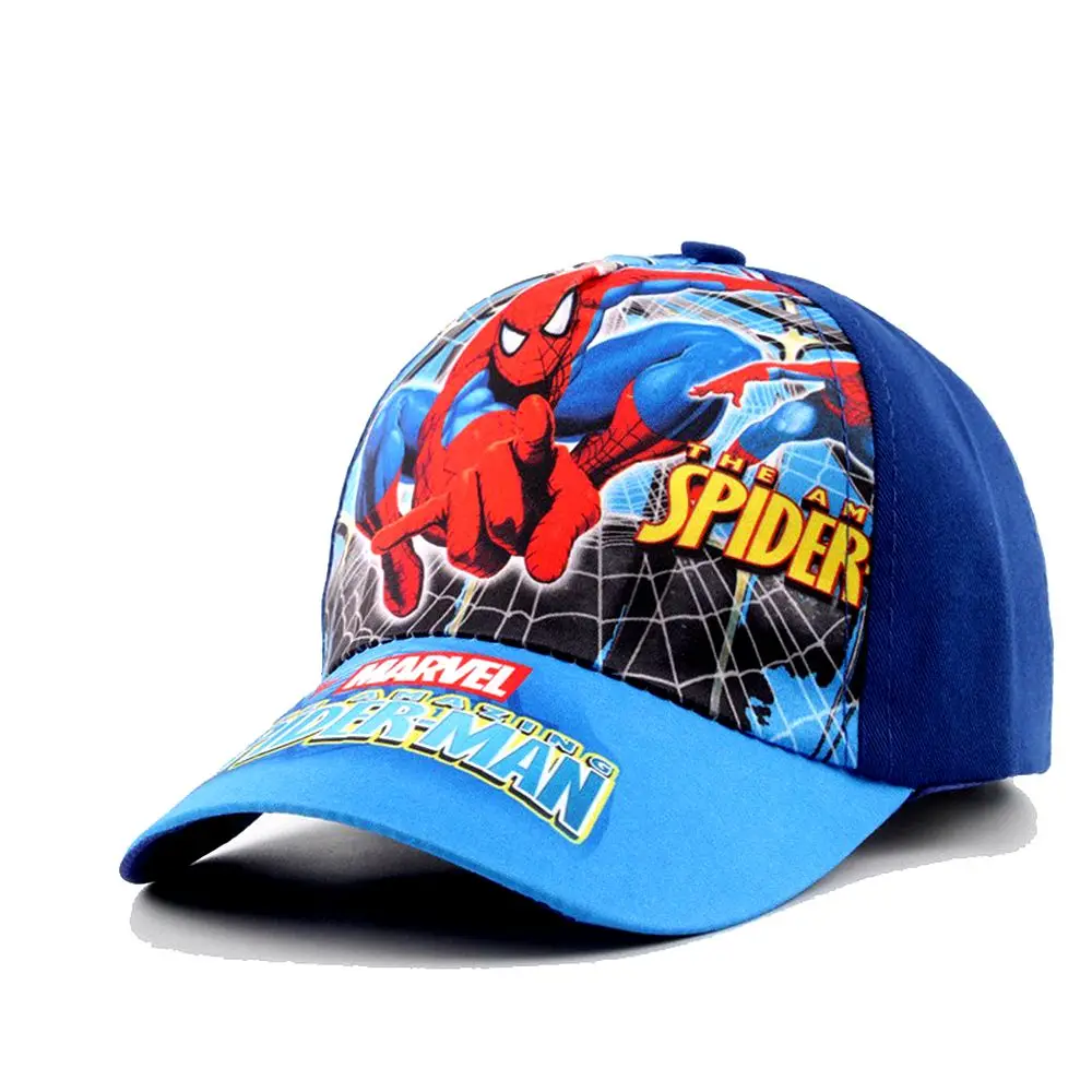 1 Pc Cartoon Baseball Cap Spider Man Action Figures Super Hero Canvas Shade Hat Festival Party Supplies Gift Toy