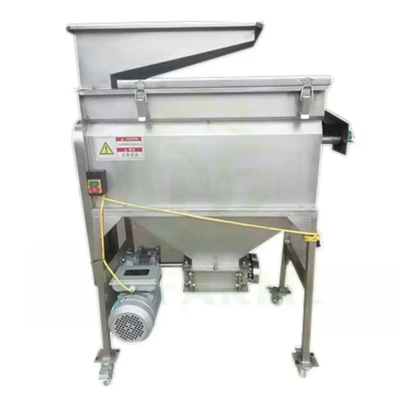Multifunctional Grape Stem Remover Crushing Machine Automatic Grape Processing Equipment for Small Wine Factory Customized