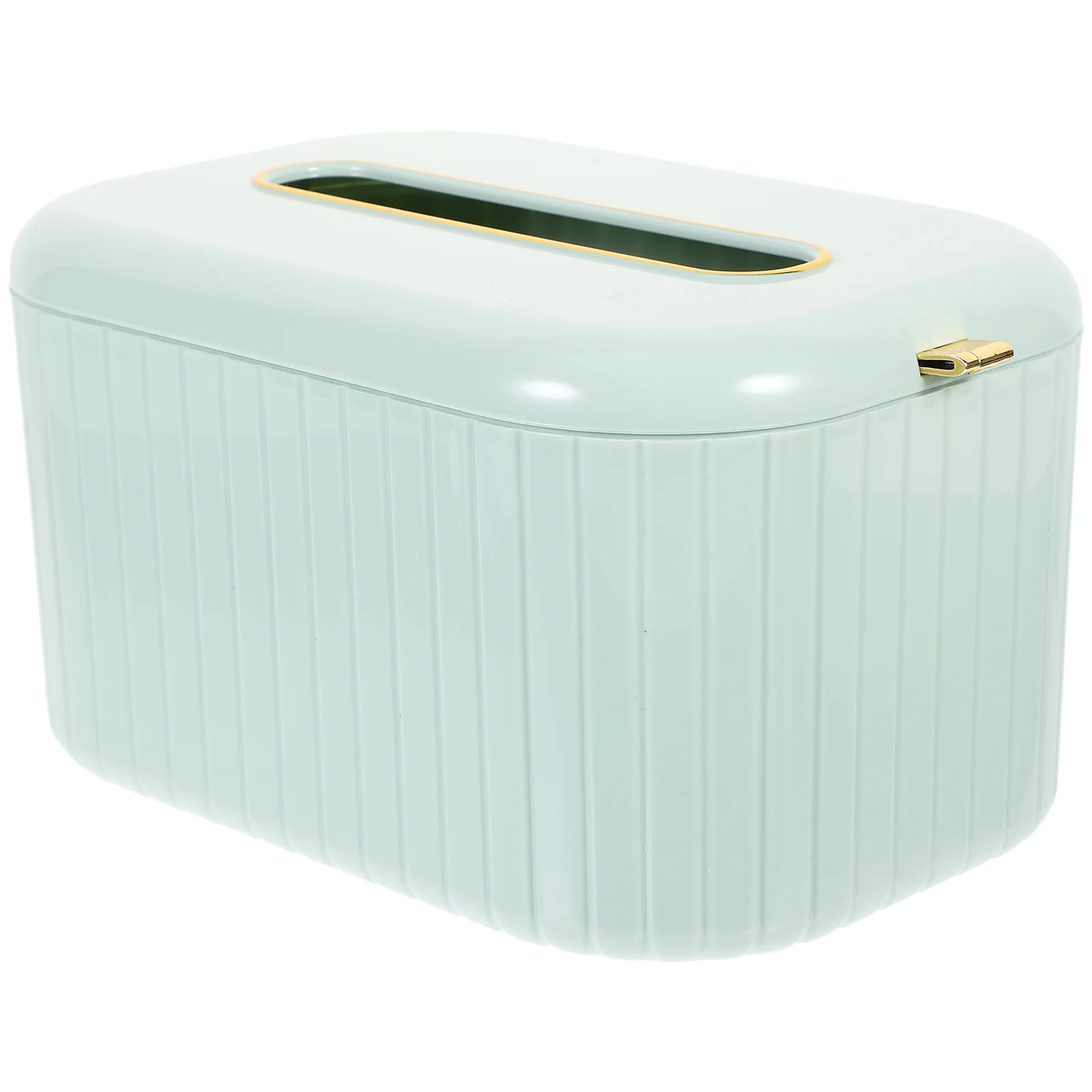 

Tissue Box Holder Paper Towel Dispenser PET Pearl White Rectangular Water Resistant Easy Household Office Napkin