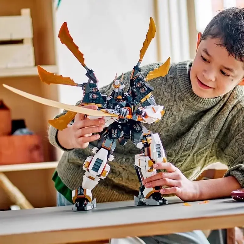 Modèle de robot robotique Titan pour enfants, assemblage de blocs de construction pour garçon, jouet cadeau, collection de loisirs créatifs, décoration de bureau, 71821