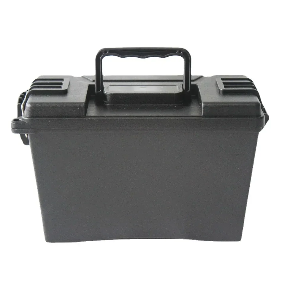 DurablePlastic Ammo Box Military Style Storage Ammo Can Lightweight High Strength Ammo Accessory Crate Storage Case Tactical Bul