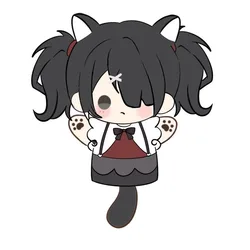 25CM Game Anime NEEDY GIRL OVERDOSE Cosplay KAngel あめちゃん Soft Kawayi Plush Hand Puppet Pendant Gifts