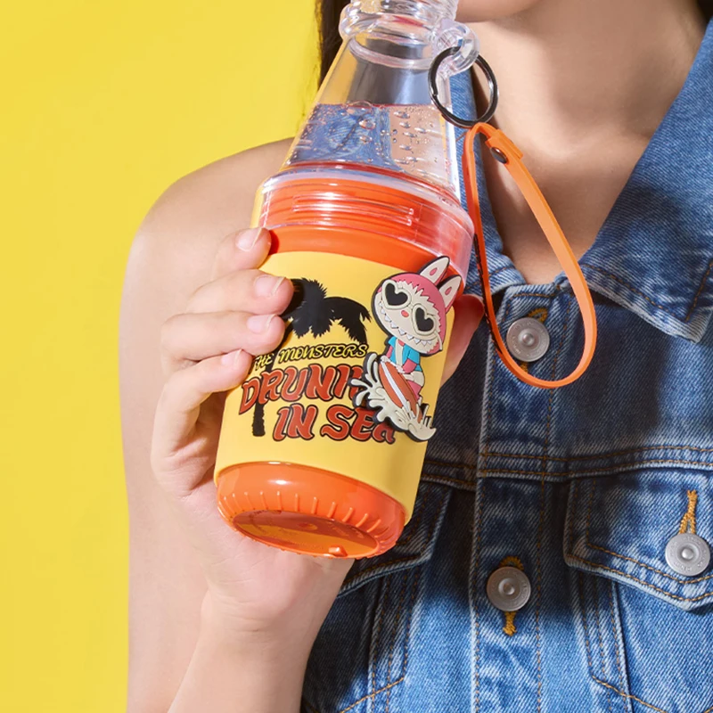 POP MART THE MONSTERS Drunk in sea Series Accompanying Cup Trendy Cup Gift Around LABUBU