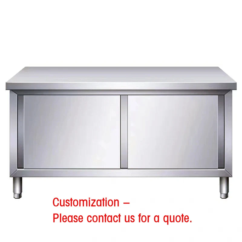custom.Customizable Design Modern Stainless Steel Kitchen Cabinet Sliding Heavy Duty Commercial Storage Solution Hotel