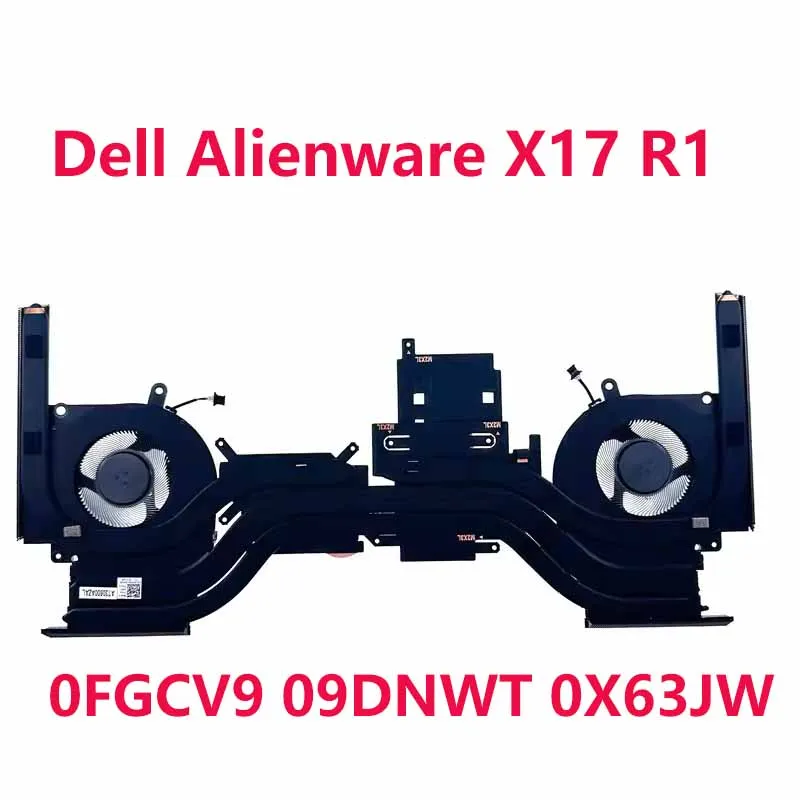 

New Original Laptop CPU GPU Cooling Fan with heatsink For Dell Alienware X17 R1 0FGCV9 09DNWT 0X63JW