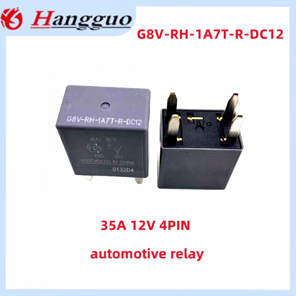 

1-10PCS/Lot Original Relay:G8V-RH-1C7T-R-DC12 G8V-RH-1A7T-R-DC12 12V 35A 12VDC 5pins 4PIN Conversion Automotive relays