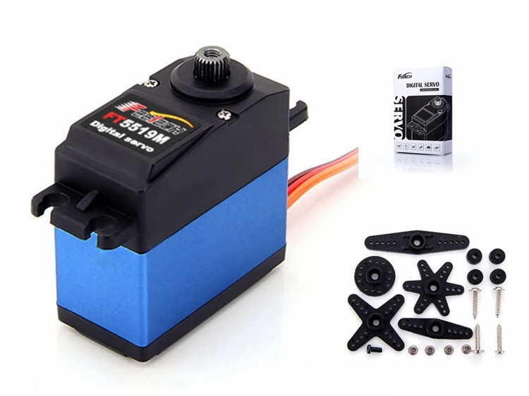 Standard 0.15sec/60degree 20kg cm High Speed Digital Coreless Motor Servo for RC Model/Robot  Remote Control RC Servo FT5519M
