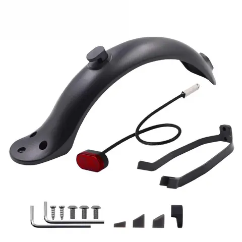 Garde-boue pour pneus de Scooter électrique Xiaomi Mijia MI M365 1S M187 Pro, avec feu arrière, garde-boue avant et arrière, pièces de ligne à vis