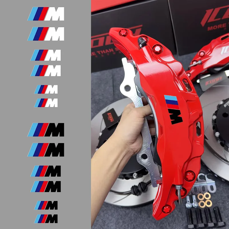 Fashion Trendy Personalized Sticker Caliper Brake Modification  For BMW M Emblem E46 E36 E34 F10 E90 F30 E60 F30 E30 E92 E87 view 3